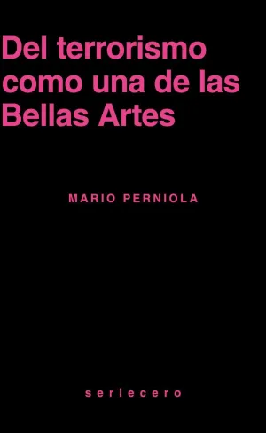 DEL TERRORISMO COMO UNA DE LAS BELLAS ARTES DEL TERRORISMO COMO UNA DE LAS BELLAS ARTES