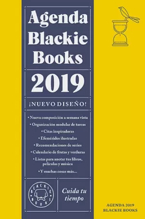 AGENDA BLACKIE BOOKS 2019: CUIDA TU TIEMPO