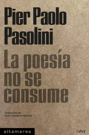 POESÍA NO SE CONSUME, LA POESÍA NO SE CONSUME, LA