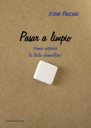PASAR A LIMPIO PASAR A LIMPIO