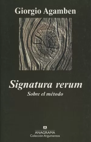 SIGNATURA RERUM SIGNATURA RERUM