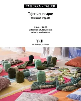 Taller TEJER UN BOSQUE con Irene Trapote