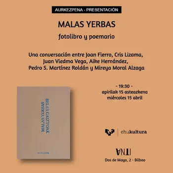 Aurkezpena // Presentación del libro MALAS YERBAS 