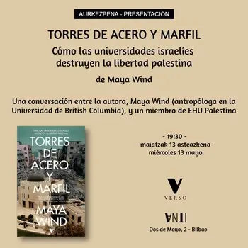 Aurkezpena // Presentación del libro TORRES DE ACERO Y MARFIL de Maya Wind