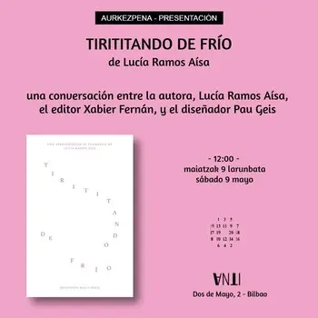 Aurkezpena // Presentación del libro TIRITITANDO DE FRÍO de Lucía Ramos Aísa
