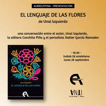 Aurkezpena // Presentación del libro EL LENGUAJE DE LAS FLORES de Unai Izquierdo