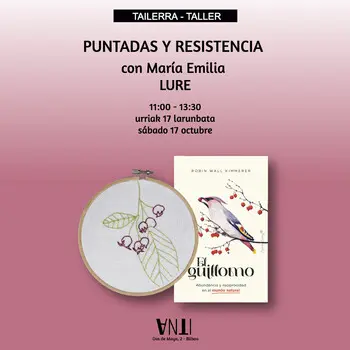 Tailerra // Taller PUNTADAS Y RESISTENCIA con María Emilia de LURE