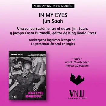 Aurkezpena // Presentación del libro IN MY EYES de Jim Saah